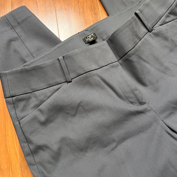 NWOT Loft Plus Marisa Charcoal Gray Dress Pants, Size 18 - Picture 3 of 8